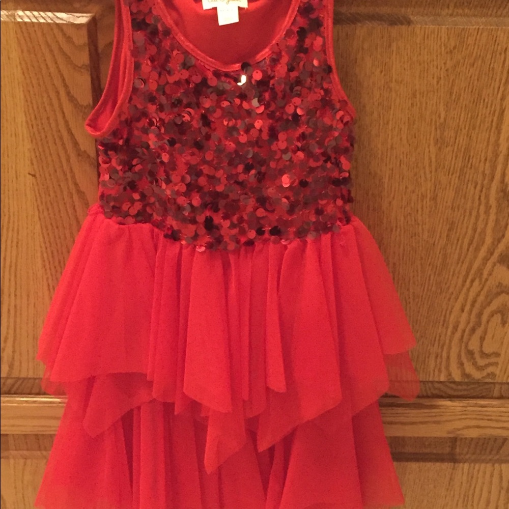 Cat and Jack sequin red dress